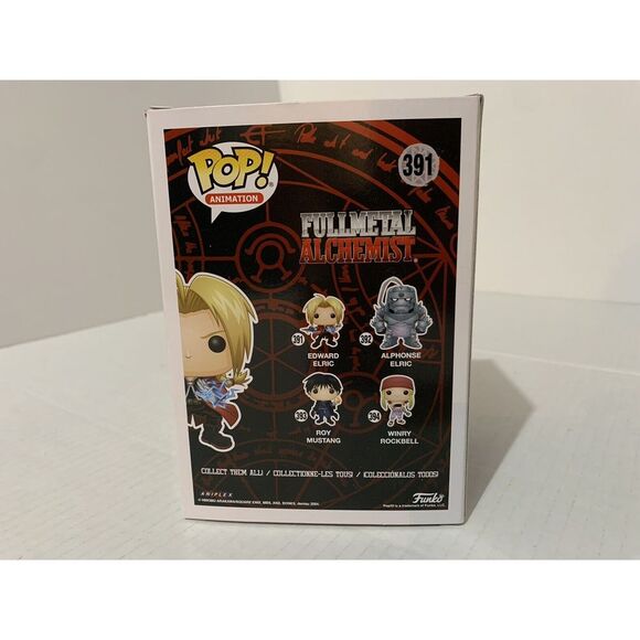 Funko Pop! Edward Elric #391 Full Metal Alchemist Brotherhood Original Set - Picture 3 of 5